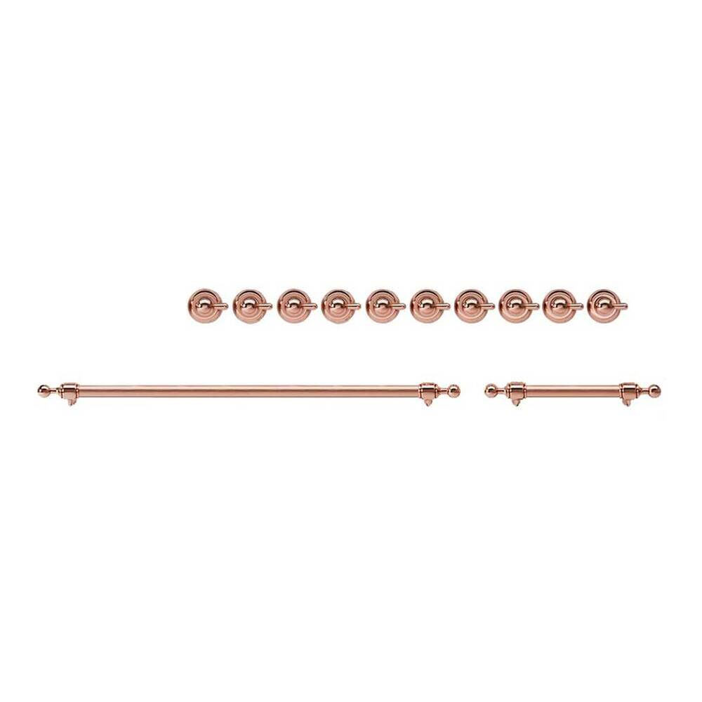 ILVE Copper Knobs and Handle Bundle for 48 inch Nostalgie Induction