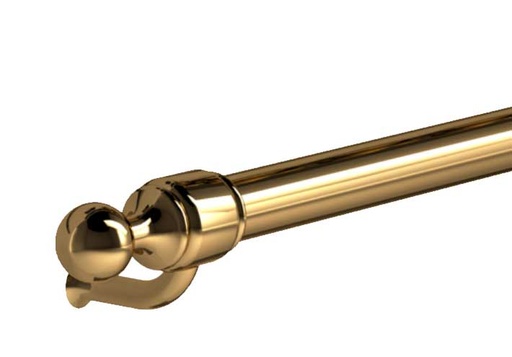 [EA4270008000016] ILVE Parts EA4270008000016 Majestic/Nostalgie II Brass Handle for UOV 30 E3 Ovens