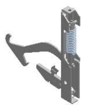[A02846] ILVE Parts A/028/46 Hinge for Small Oven (New Type)