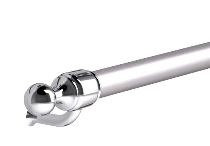 ILVE Parts EA4270003000008 Majestic/Nostalgie II Chrome Handle for UOV 80 E3 Ovens
