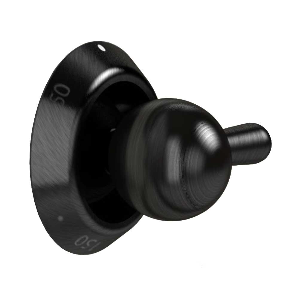 ILVE Parts EG9494005000118 Electric °F Therm Burnished Knob for Nostalgie II Ranges
