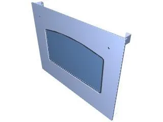 [EG9847026000014] ILVE Parts EG9847026000014 Door Glass / Black