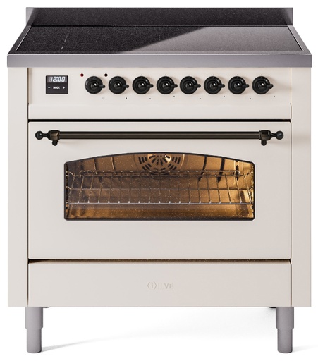 ILVE UPI366NMP Nostalgie II 36 inch Induction Range with 6 Elements