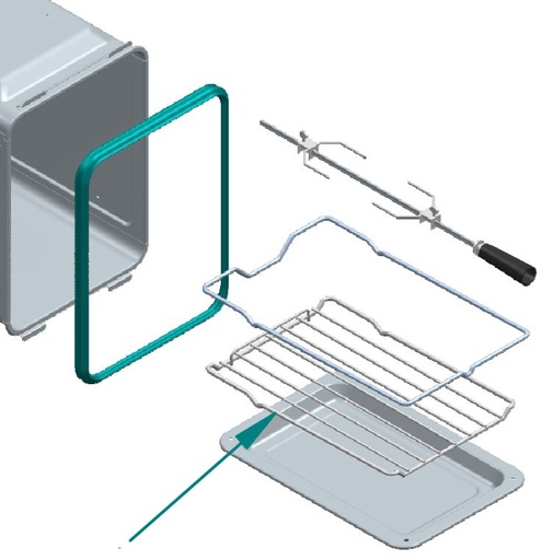 [EA2631008000000] ILVE Parts EA2631008000000 Oven Grid for UOV 30 