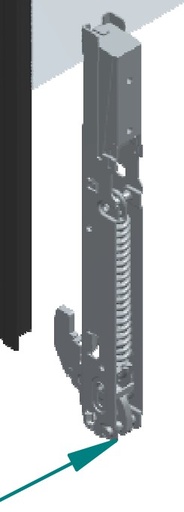 [EA0916011000000] ILVE Parts EA0916011000000 80 Oven Door Single Hinge (A/028/68)