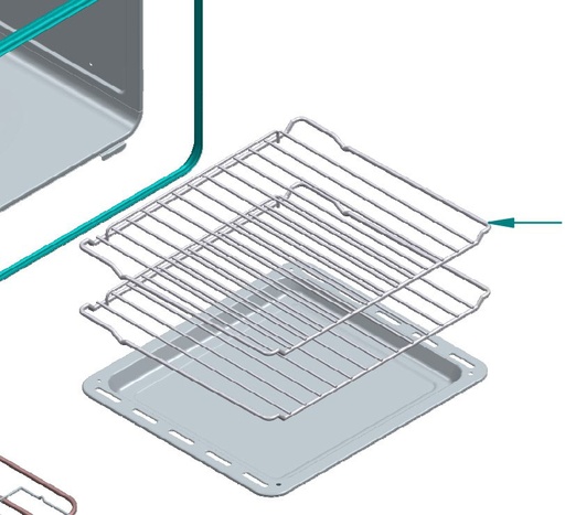 [EA2631006000000] ILVE Parts EA2631006000000 Oven Grid Rack for UOV 60 (A/095/37)