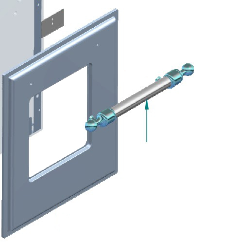 [EA4270008000008] ILVE Parts EA4270008000008 Majestic Chrome Handle for UOV 30 E3 Ovens (A/116/25/08)