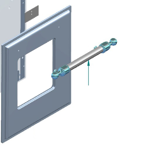 [EA4270008000008] ILVE Parts EA4270008000008 Majestic Chrome Handle for UOV 30 E3 Ovens (A/116/25/08)